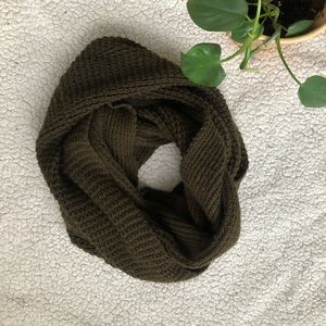 Topshop Hunter Green Infinity Blanket Scarf